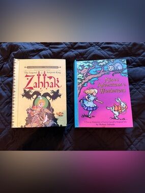 Alice's Adventures in Wonderland & The Legend of Zahhak. Pop-Up adaptions.